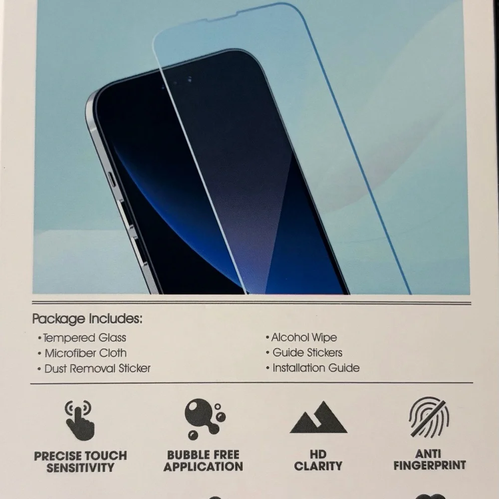 MyBat Pro Tempered Glass Screen Protector for Apple iPhone 14 Pro New